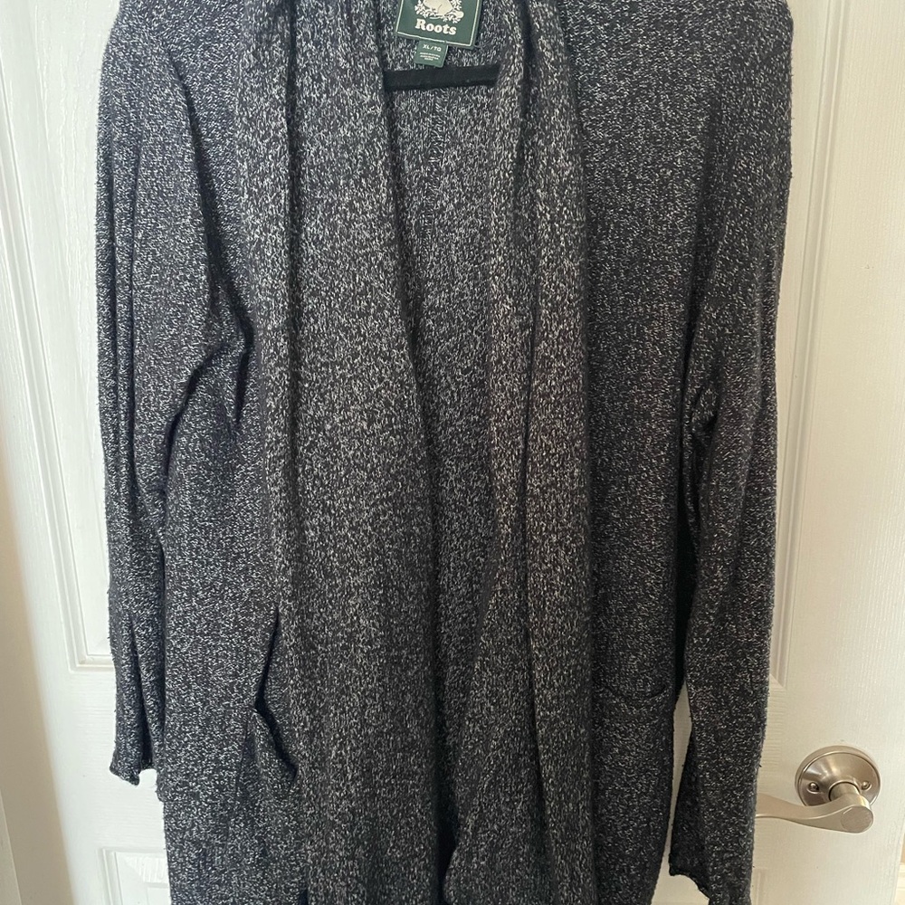 Roots Gray Women's Cardigan Sweater